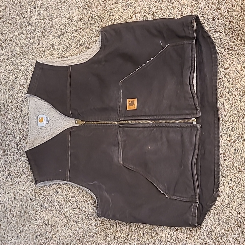 Carhartt Men's Fllece lined Vest sz L
